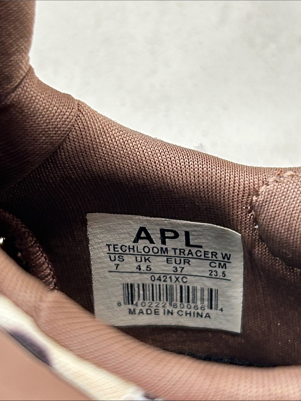 Athletic Propulsion Labs (APL) Techloom Tracer Sneakers Almond Leopard Women’s 7 - Picture 8 of 16